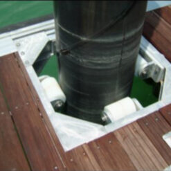 pontoon pile guide rollers